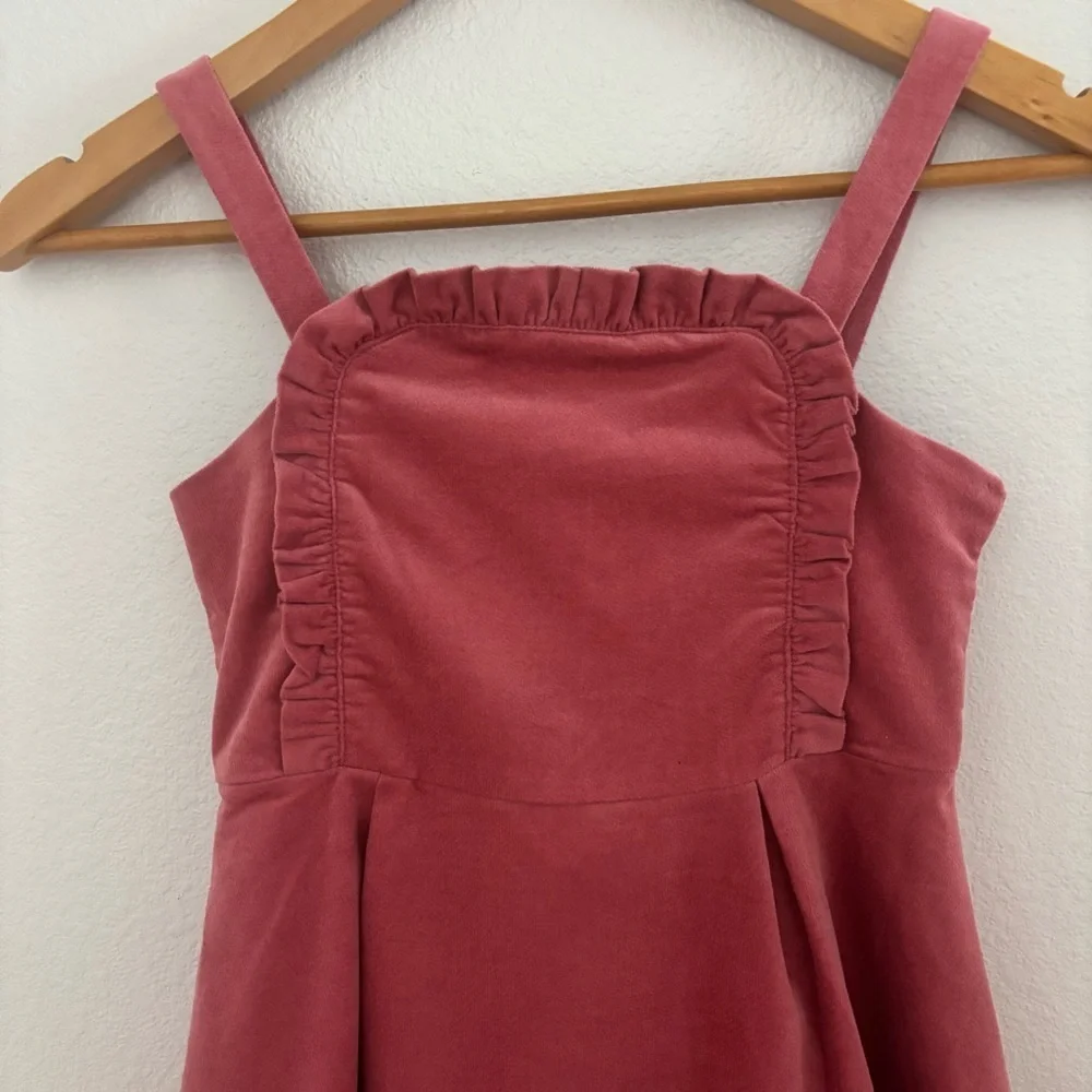 NWT Janie and Jack Mauvewood Corduroy Jumper Dress Girls Size 7 100% Cotton